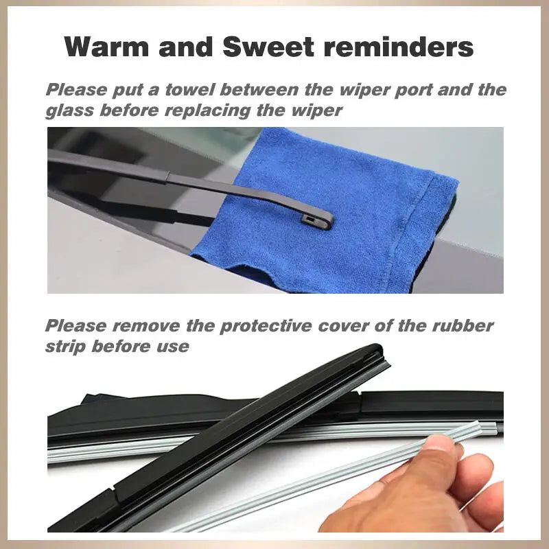 Wiper Front Wiper Blades For BMW 5 Series F07 F10 F11 2011 2012 2013 2014 2015 2016 Windshield Windscreen Front Window 26"+18"
