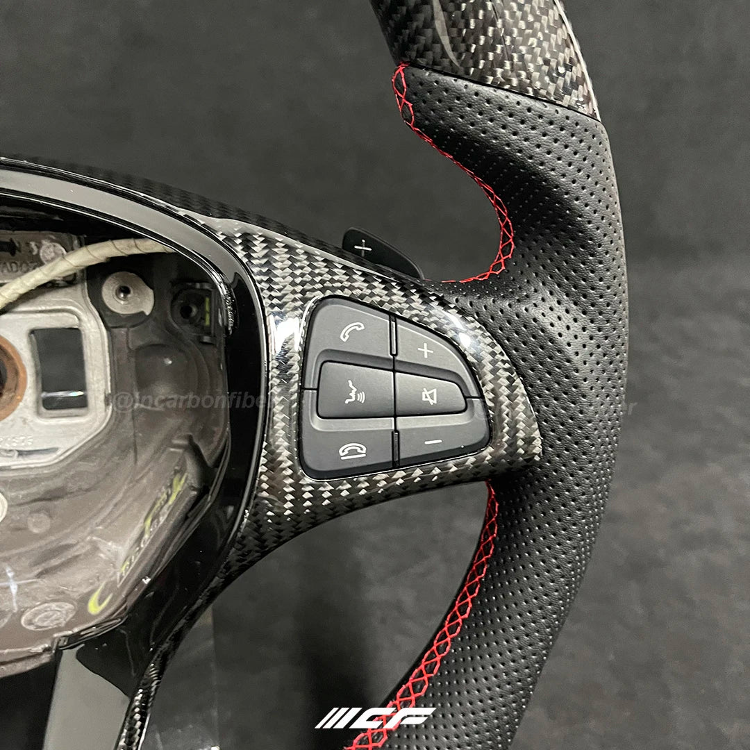 Carbon Fiber customized LED Steering Wheel for GLA GLK CLA CLS SL X156 X204 C117,X117 W218, W204 W205