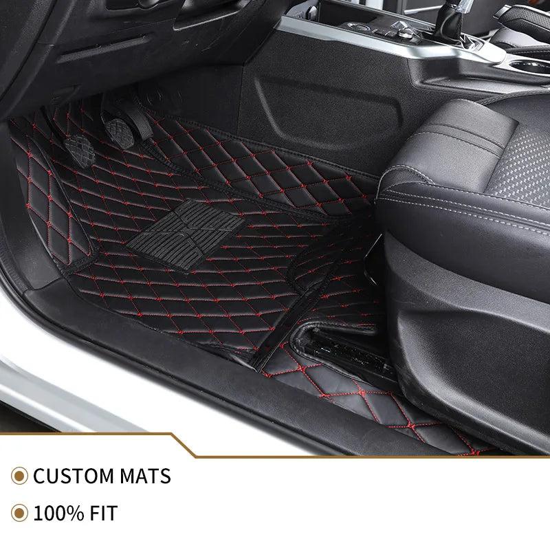 Only Main Driver Leather Car Floor Mats Fit 98% model for Toyota Lada Renault Kia Volkswage Honda BMW BENZ foot Covers