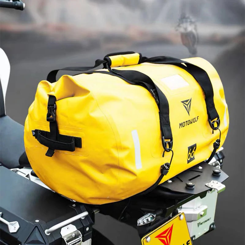 3 Color 40L 66L 90L Waterproof Tail Bags Back Seat Bags Travel Bag Luggage Rear Seat Bag Pack Universal Motorcycle Bags For BMW