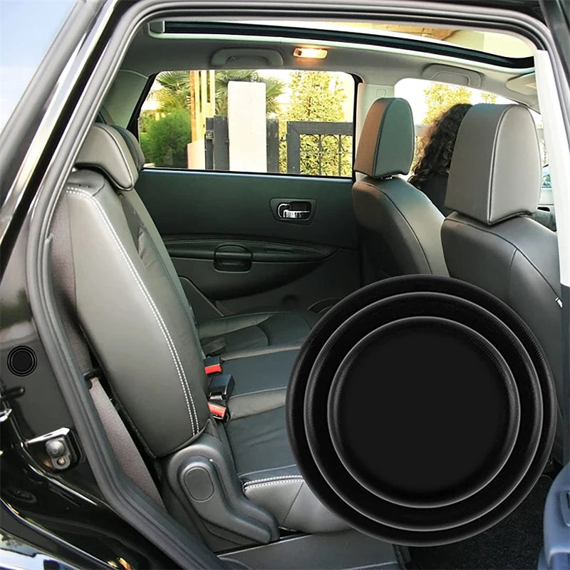 10pcs/lot Car Door Shock Absorber Gasket Anti-collision Silicone Adhesive Sticker Pads For mazda toyota skoda bmw Accessories