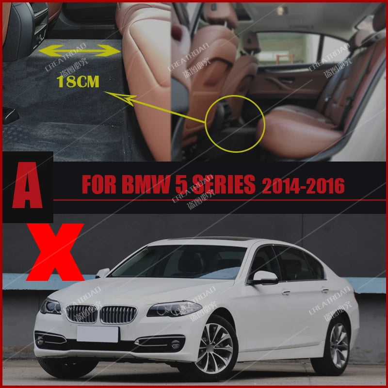 CustomCar floor mats for BMW 5 series F10 520i 528i 535i 2014 2015 2016 auto foot Pads automobile carpet cover