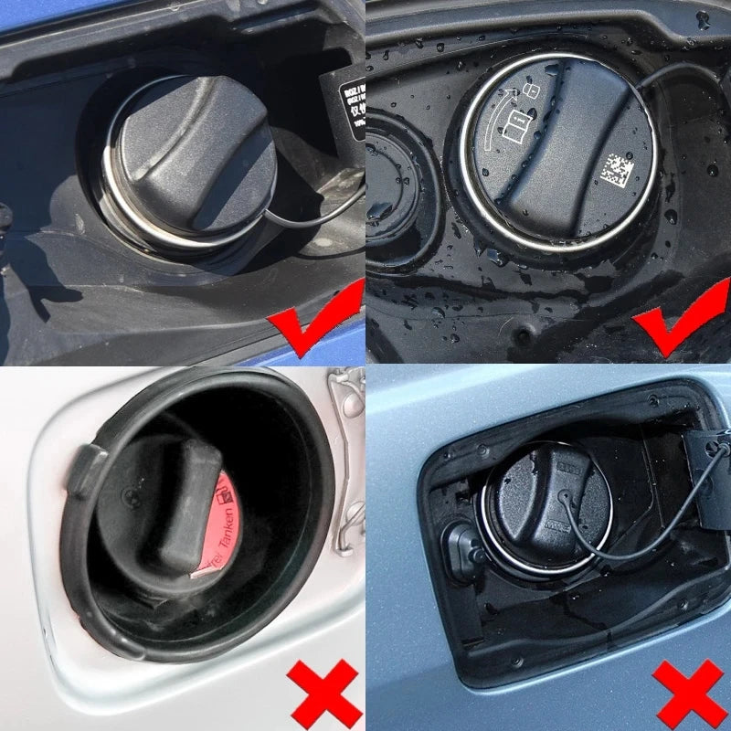Carbon Fiber Fuel Tank Oil Filler Cover Cap Trim Fuel Tank Cap Cover Decorative For BMW F30 F10 F15 G20 G30 F90 X3 X4 X5 M4 M5