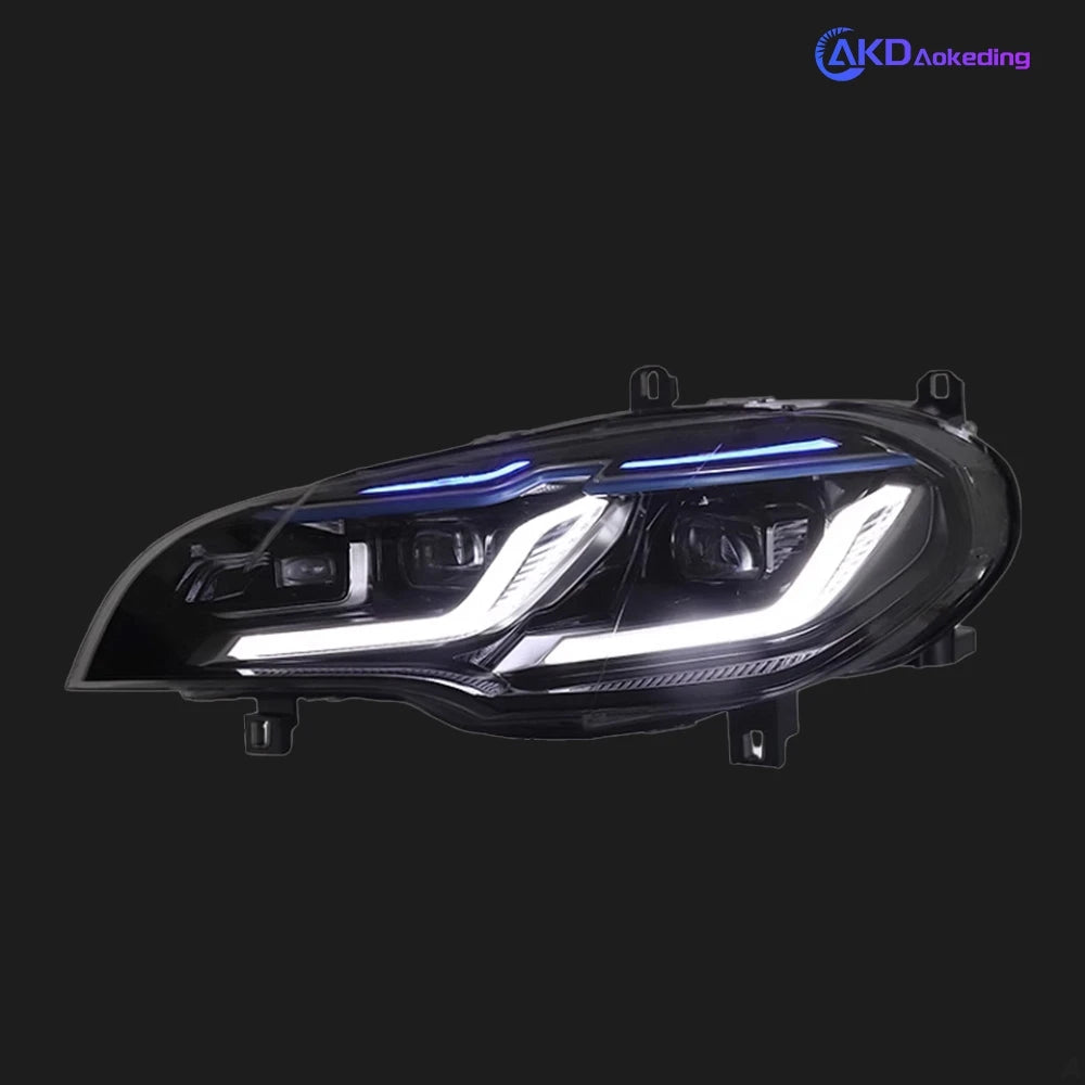 AKD Car Styling Head Lamp for BMW X5 E70 Headlights 2007-2013 E70 LED Blue Style DRL Signal Lamp Hid Automotive Accessories