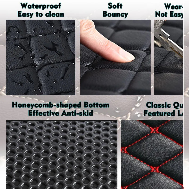 Car floor mats for BMW X7 G07(Six Seats)2019 2020 Custom auto foot Pads automobile carpet cover interior accessories