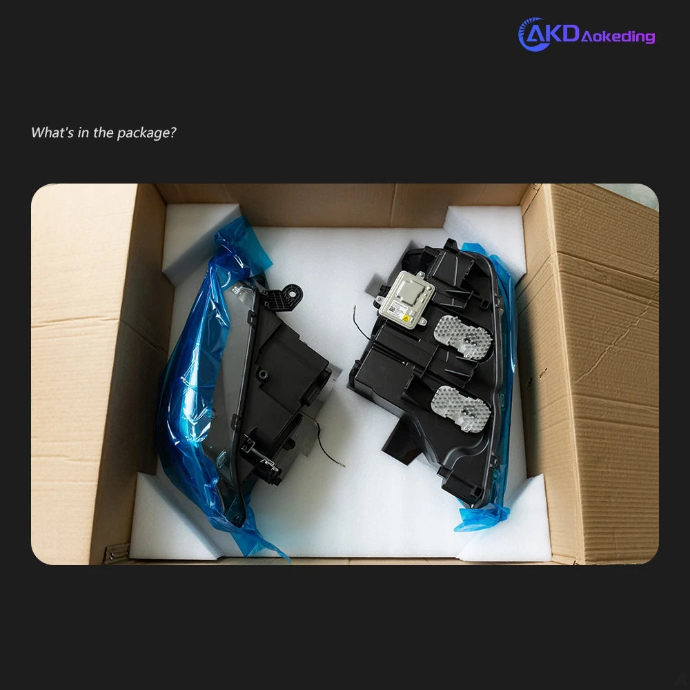 AKD Car Lights for BMW X3 F25 LED Headlight Projector Lens 2010-2013 Pre-LCI Head Lamp Front DRL Signal Automotive Accessories