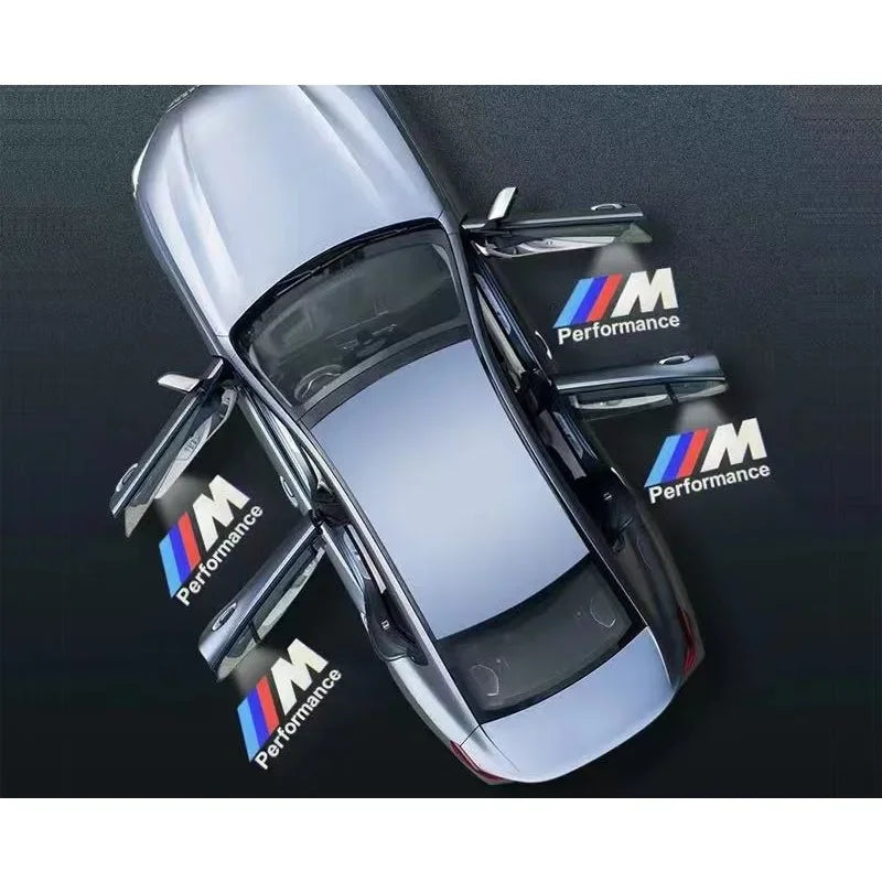 2Pcs Car Door Welcome Light Car Logo Projection Lighting Decoration Lighting Decorative Light For BMW M M3 Z4 G02 G20 G21 G22