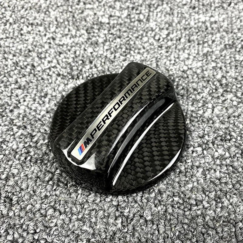 Carbon Fiber Fuel Tank Oil Filler Cover Cap Trim Fuel Tank Cap Cover Decorative For BMW F30 F10 F15 G20 G30 F90 X3 X4 X5 M4 M5