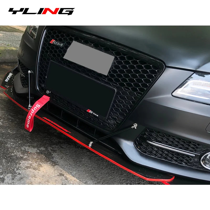 Universal Car Front Rear Bumper Lip Splitter Spoiler Support Bar Kit Decorative Rod For BMW E90 Golf 5 6 7 Passat B6 B8 Peugeot