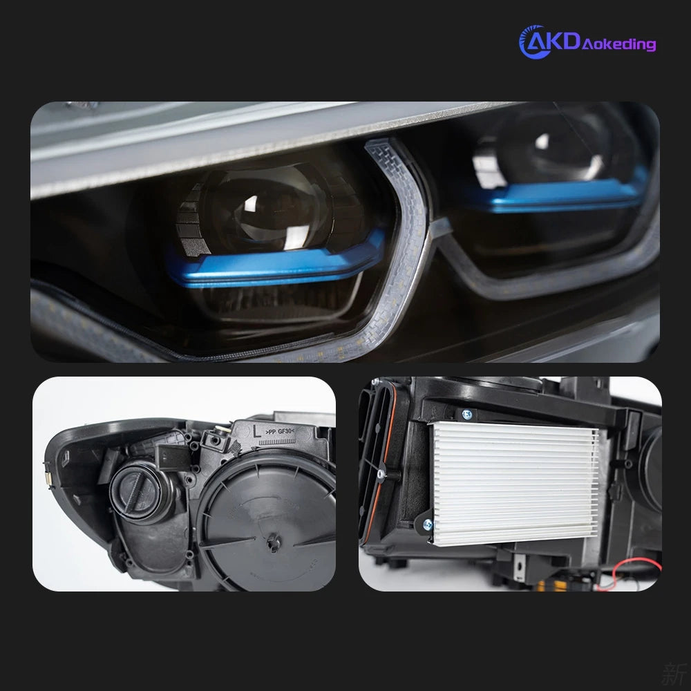 AKD Car Styling Head Lamp for BMW F32 LED Headlight Laser Design F36 F80 F33 DRL 425i 428i 430i 435i Dynamic Signal Automotive