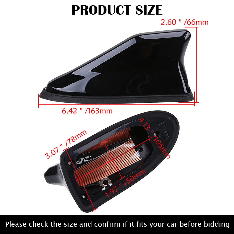 Waterproof Signal Car FM/AM Radio Aerials Shark Fin Antenna for BMW/Toyota/Renault/Nissan Qashqai/Alfa Romeo/hyundai Tiburon