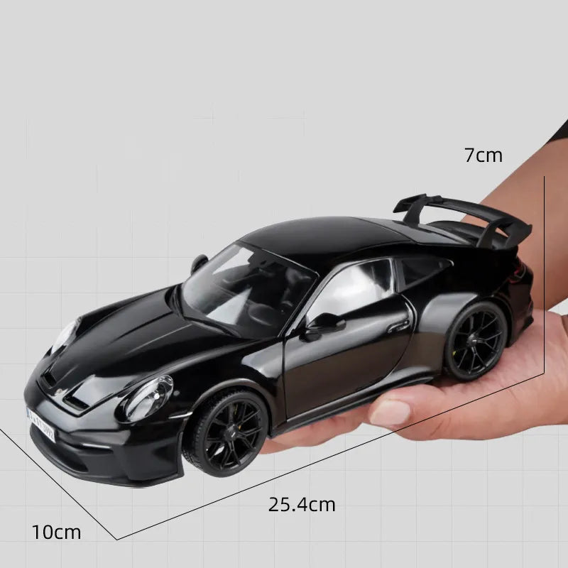 Maisto 1:18 NEW 2022 Porsche 911 GT3 Alloy Car Model Classical Static Die Cast Model Collection Christmas Toy Gifts for Kids