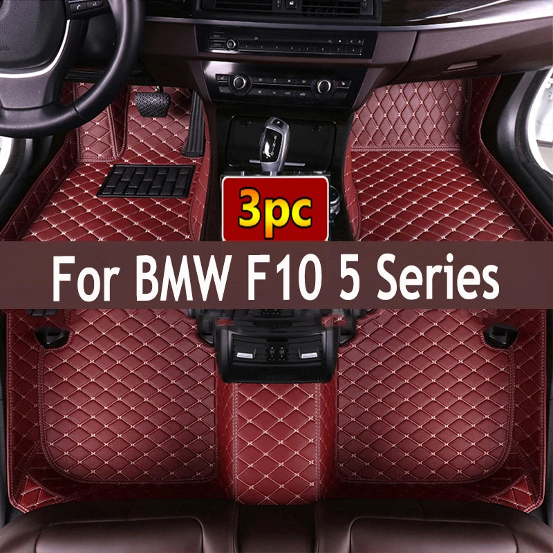 RHD Car Floor Mats For BMW F10 5 Series 2016 2015 2014 2013 2012 2011 2010 Carpets Custom Foot Pads Auto Accessories Interior