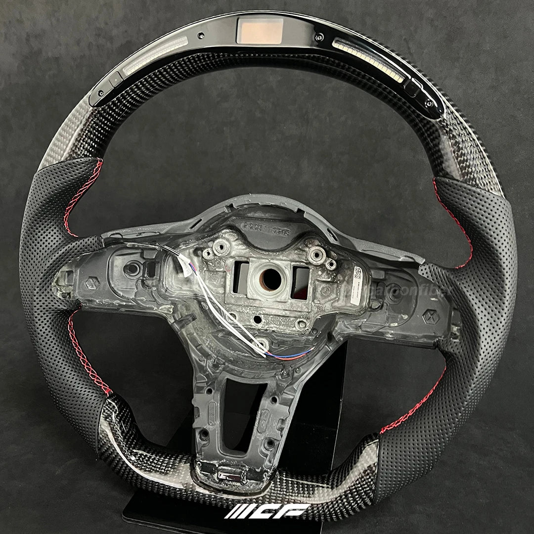 Carbon Fiber LED Steering Wheel for Mercedes Benz C63 E63 GT63 S63 GLC63 G63 GLS63 GLE63 SL63 CLS63