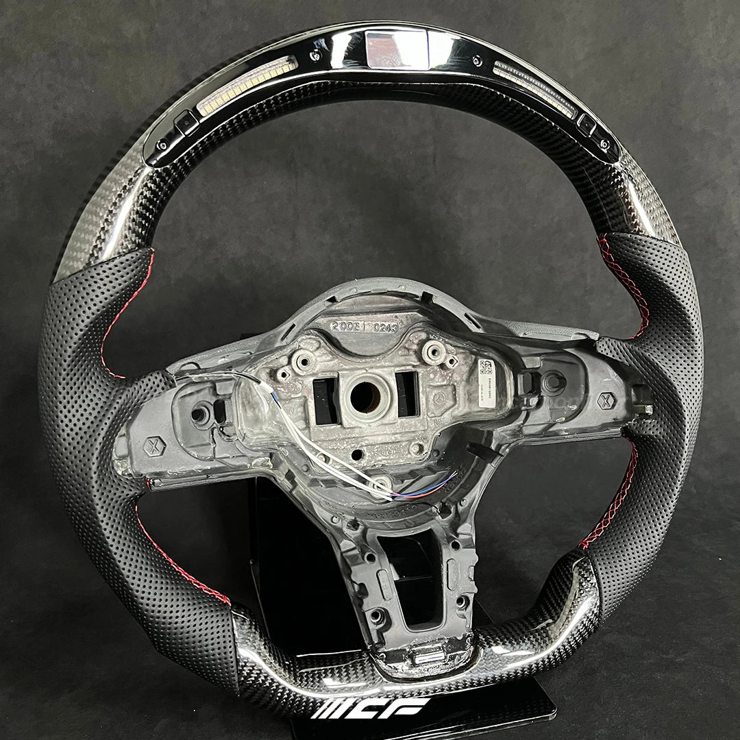 Carbon Fiber LED Steering Wheel for Mercedes Benz C63 E63 GT63 S63 GLC63 G63 GLS63 GLE63 SL63 CLS63