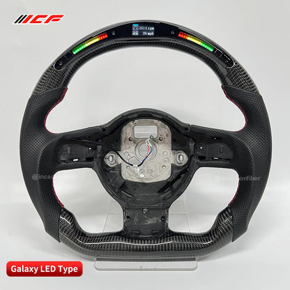 Carbon Fiber LED Steering Wheel for Audi TT R8 TTRS