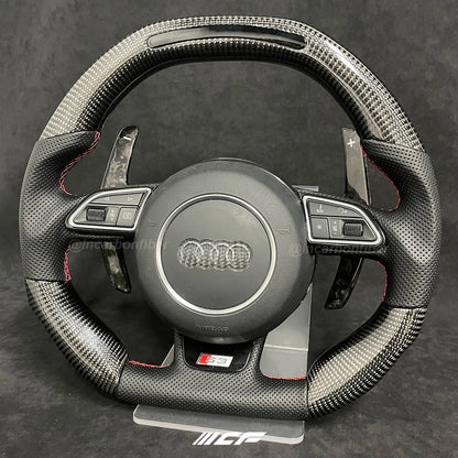 Carbon Fiber LED Steering Wheel for Audi A1 A2 A3 A4 A5 RS3 RS4 RS5 S3 S4 S5