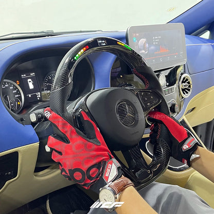 Carbon Fiber LED Steering Wheel for  Mercedes Benz W204