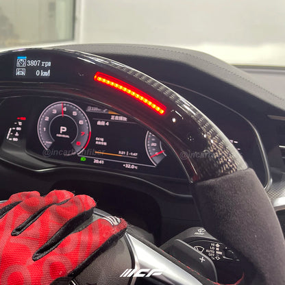 Carbon Fiber LED Steering Wheel for audi A6 A6L A7 RS6 RS7