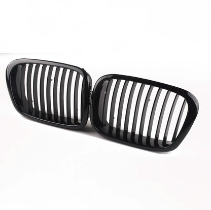 Front Center Matte black Wide Kidney Hood Grille Grill For BMW E39 525 528 530 535 M5 1997 2003