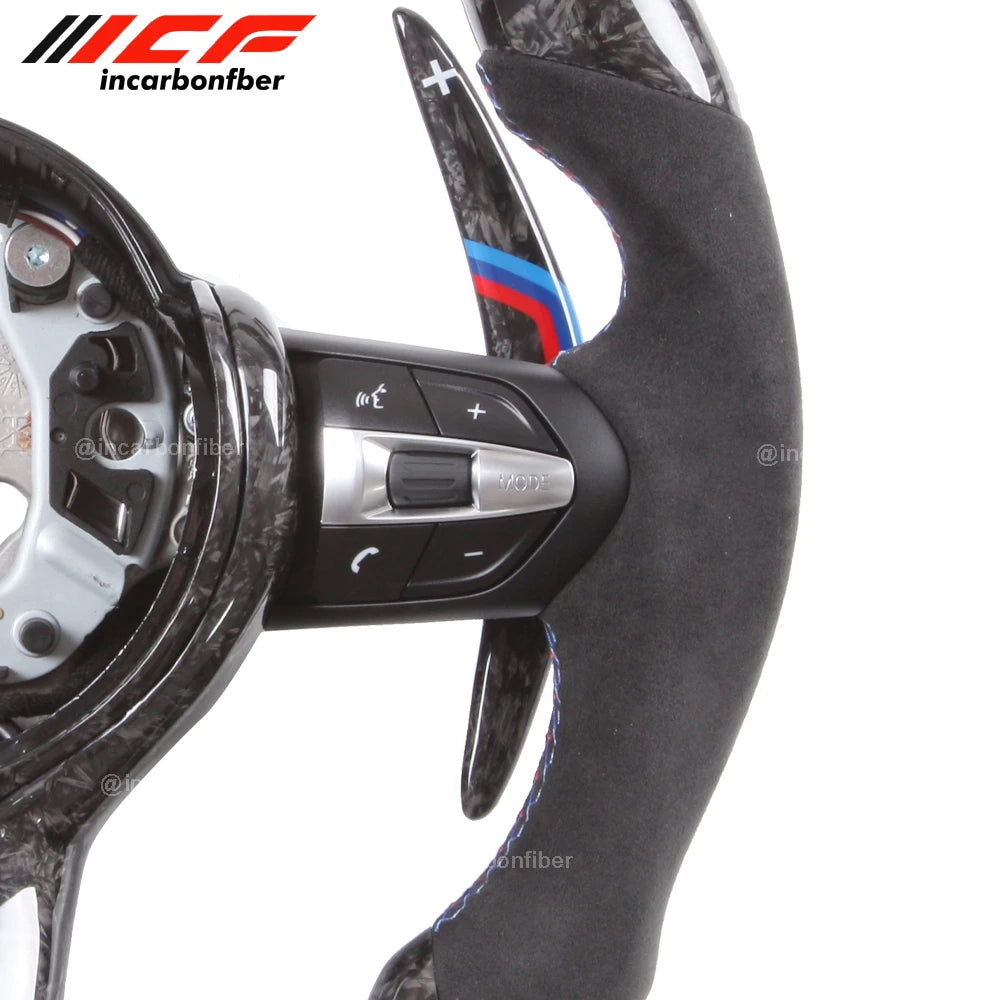 Forged Carbon Fiber LED Steering Wheel for BMW M Performance BMW M3 F80 M4 M2 F20 F22 F30 F32 M Sport 2013-2020