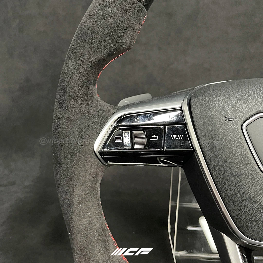 Carbon Fiber LED Steering Wheel for Audi RS6 RS7 S6 S7