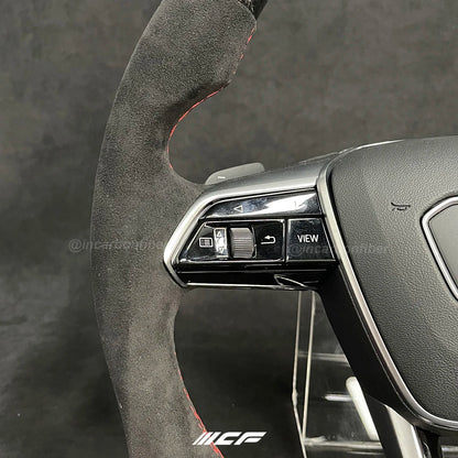 Carbon Fiber LED Steering Wheel for Audi RS6 RS7 S6 S7