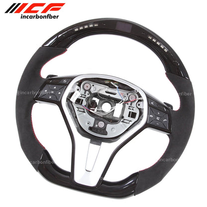 Carbon Fiber LED Steering Wheel for Mercedes Benz B-class C-class E-class GLA GLK CLA CLS