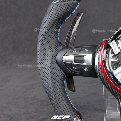 Carbon Fiber customized LED Steering Wheel for BMW M Performance M3 M4 M5 M6