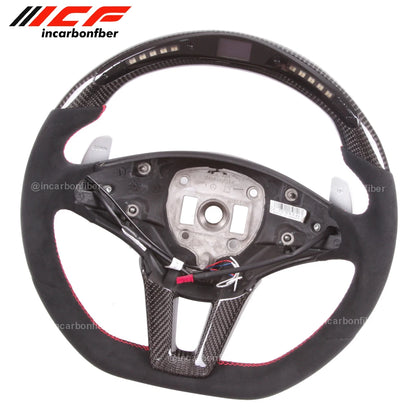 Carbon Fiber LED Steering Wheel for Mercedes Benz G Class,G63 W204,S204 W212,V212,S212 W463