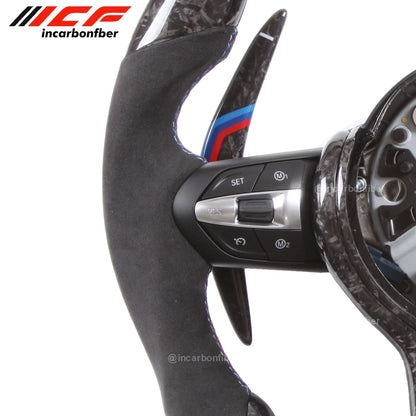 Forged Carbon Fiber LED Steering Wheel for BMW M Performance BMW M3 F80 M4 M2 F20 F22 F30 F32 M Sport 2013-2020