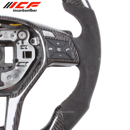 Carbon Fiber LED Steering Wheel for AMG A45 A63 C45 C63 E63 W205 W204