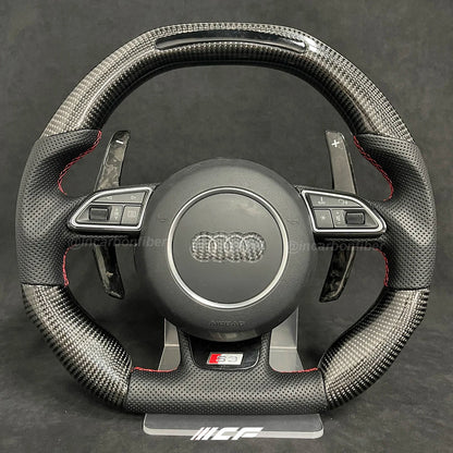 Carbon Fiber LED Steering Wheel for Audi A1 A2 A3 A4 A5 RS3 RS4 RS5 S3 S4 S5