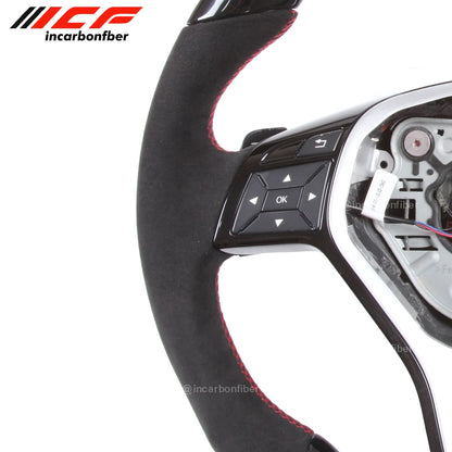 Carbon Fiber LED Steering Wheel for Mercedes Benz B-class C-class E-class GLA GLK CLA CLS