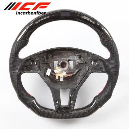 Carbon Fiber LED Steering Wheel for AMG A45 A63 C45 C63 E63 W205 W204