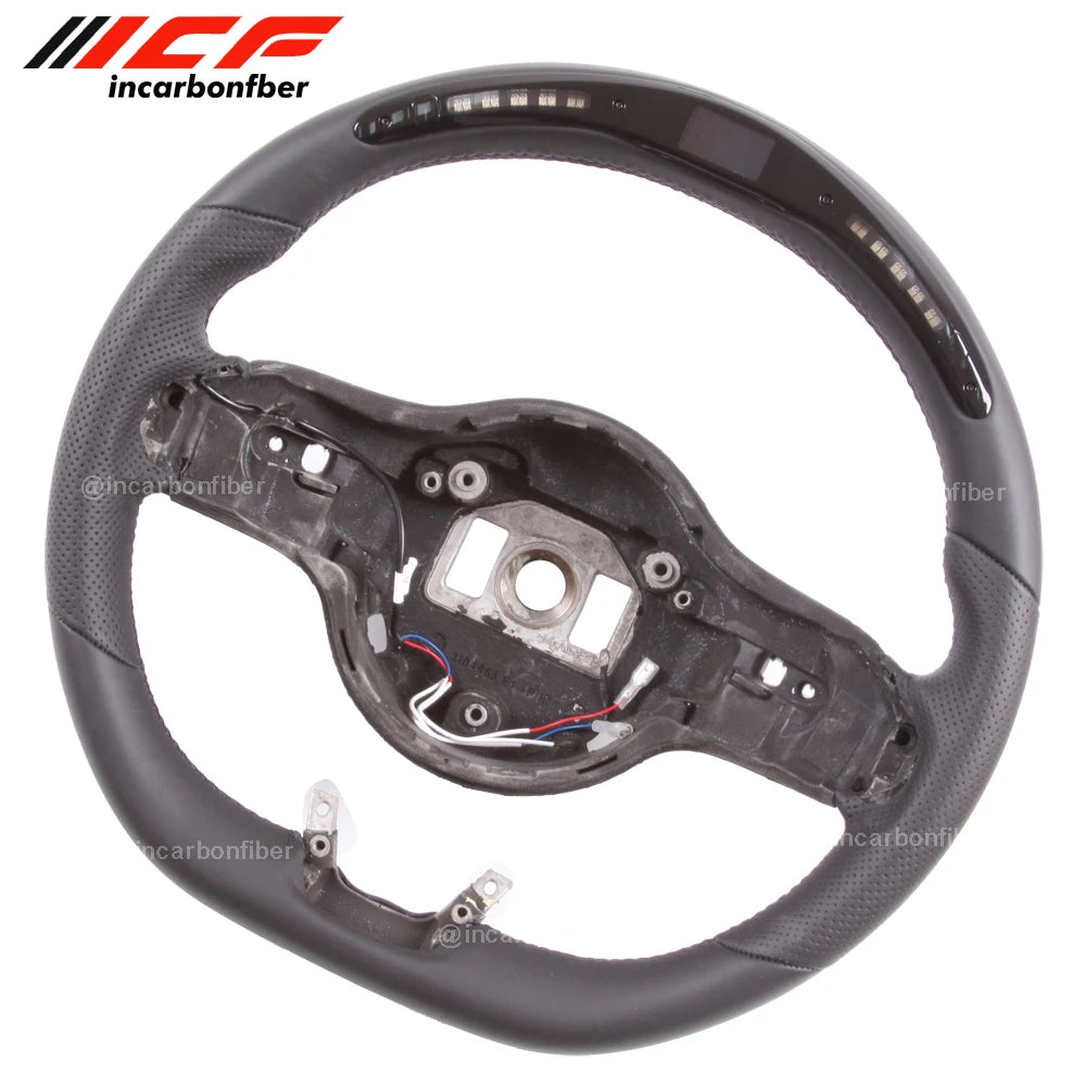 Carbon Fiber LED Steering Wheel for Mercedes Benz G Class,G63 W204,S204 W212,V212,S212 W463