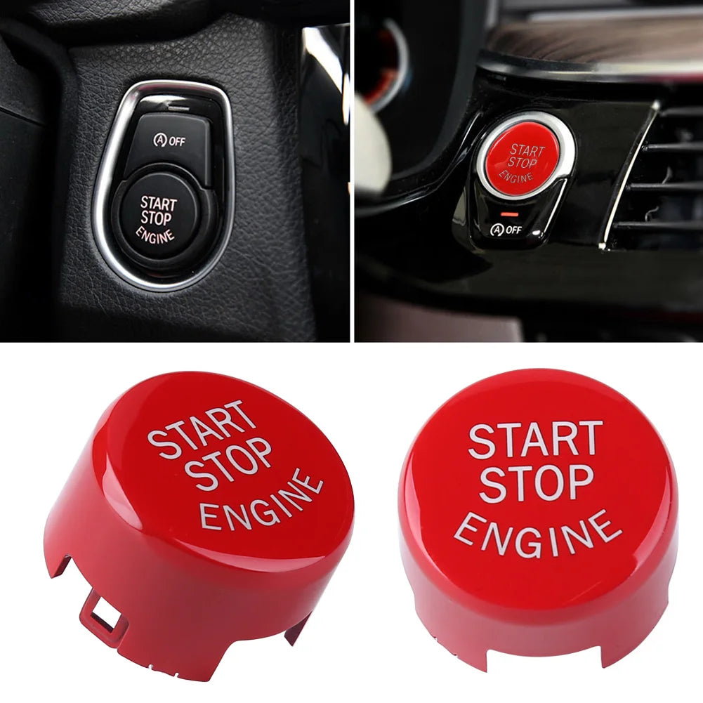 Car Engine Start Stop Switch Button Trim Cover Sticker with Tools for BMW F20 F21 F22 F23 F30 F31 F32 F33 F10 Car Accessories
