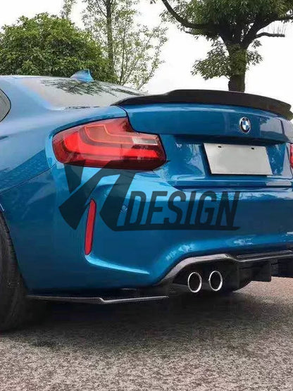 适用于宝马M2F87改装件碳纤维后视镜壳尾翼前唇前铲侧裙后唇MTC款