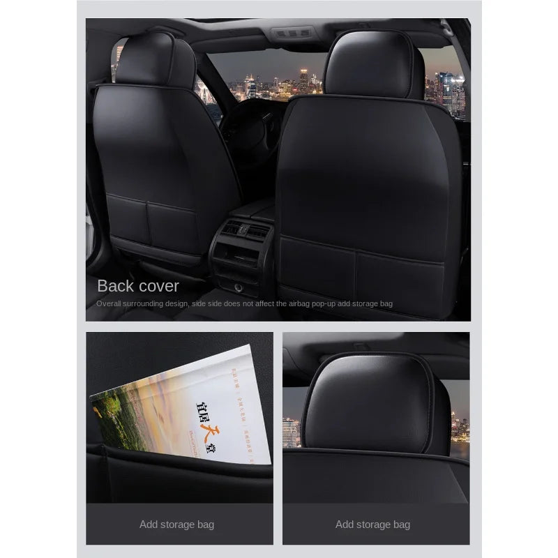 Universal Car Seat Cover for Bmw 5 Series All Car Models F10 F11 G30 G31 E39 E60 E61 F07 F18 G38 Accessories Interior Details
