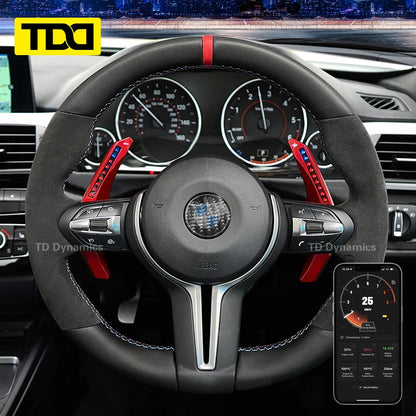 TDD LED Steering Wheel Paddle Shifter Model for BMW F32 F33 F36 F10 F11 F18 F06 F30 M1 M2 M3 M4 M5 G30 G38 & F and G Series