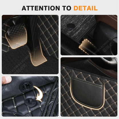 Car Floor Mats For BMW 6 Series F12 Convertible 2011 2012 2013 2014 2015 2016 Auto Foot Pads Carpet Cover Interior Accessories