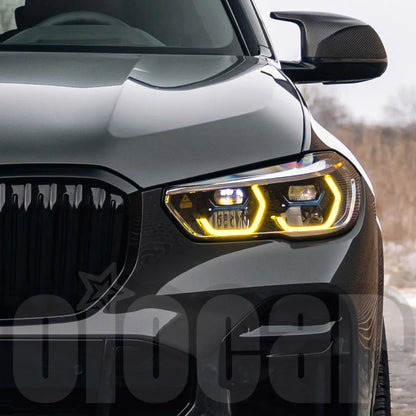 oiomotors CSL Style Lemon Yellow DRL Daytime Running Lights LED Module for BMW G05 X5 F95 X5M