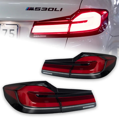 AKD Car Lights for BMW G30 Tail Light Led 2017-2020 G38 Rear Lamp Stop F90 525i 530i Animation DRL Signal Automotive Accessories
