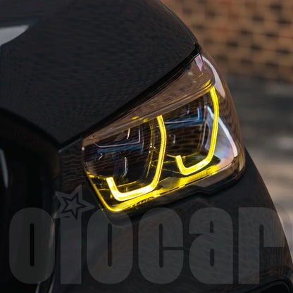 oiomotors CSL Style Lemon Yellow DRL Daytime Running Lights LED Module for BMW G05 X5 F95 X5M