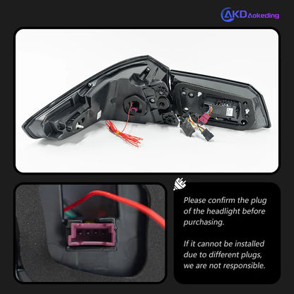 AKD Car Lights for BMW G30 Tail Light Led 2017-2020 G38 Rear Lamp Stop F90 525i 530i Animation DRL Signal Automotive Accessories
