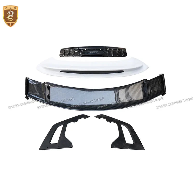 For Porsche 911 992 Carrera 991.2 GT3 Style Car Front Rear Bumper Side Skirts Rear Spoiler Engine Hood Bonnet Cover BodyKits