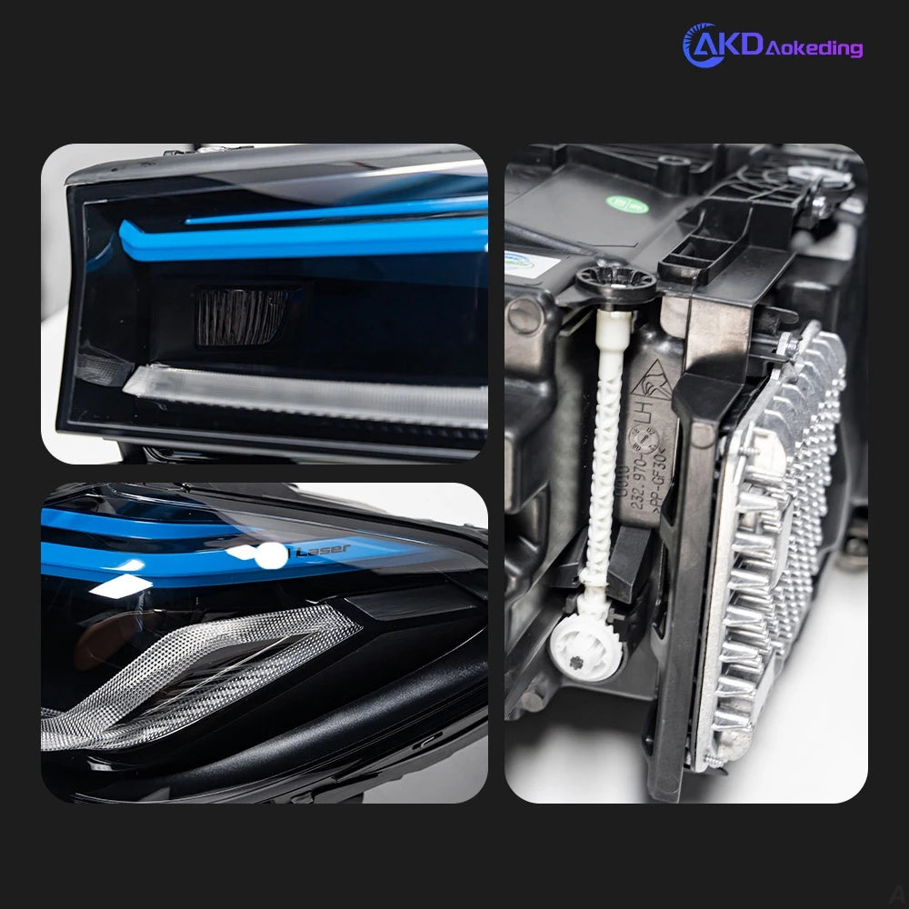 AKD Car Lights for BMW G30 LED Headlight Projector Lens 2017-2021 5 Series 530i 525i Head Lamp Front DRL Signal Auto Accessories
