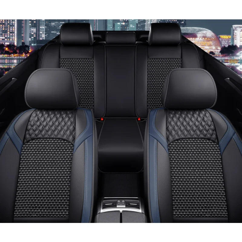 Universal Style Luxury Ice Silk Car Seat Cover for Bmw 2 Series All Car Models F22 F23 F44 F45 F46 G42 Car Accessories Interior