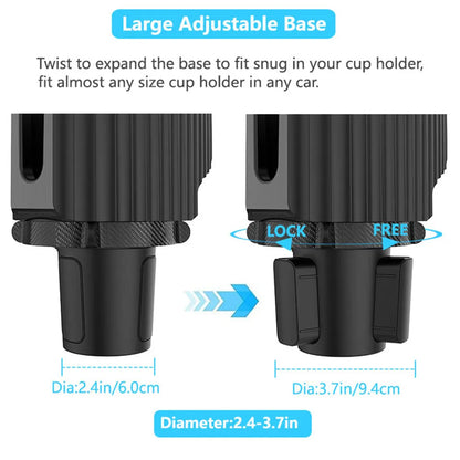 Car Cup Holder Drinking Bottle Holder Mobile Phone Stand Organizer Cellphone Moun for Auto Car Styling Accessories for bmw lada