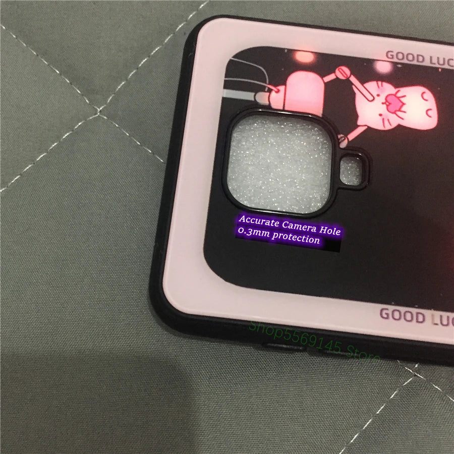 For Xiaomi POCO X3 NFC X3 Pro X4 GT X4 Pro K40 5G Original Shockproof LED Cover For Redmi Note 9 10 Pro 8 7 7S 9S 10s Flash Case